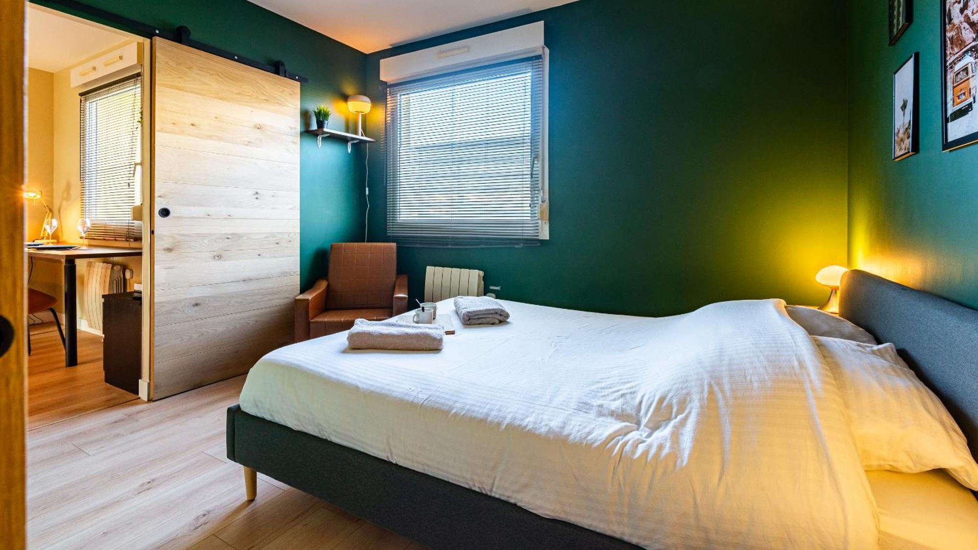 Le California 70 - Suite Detente - Free Parking Dijon Luaran gambar