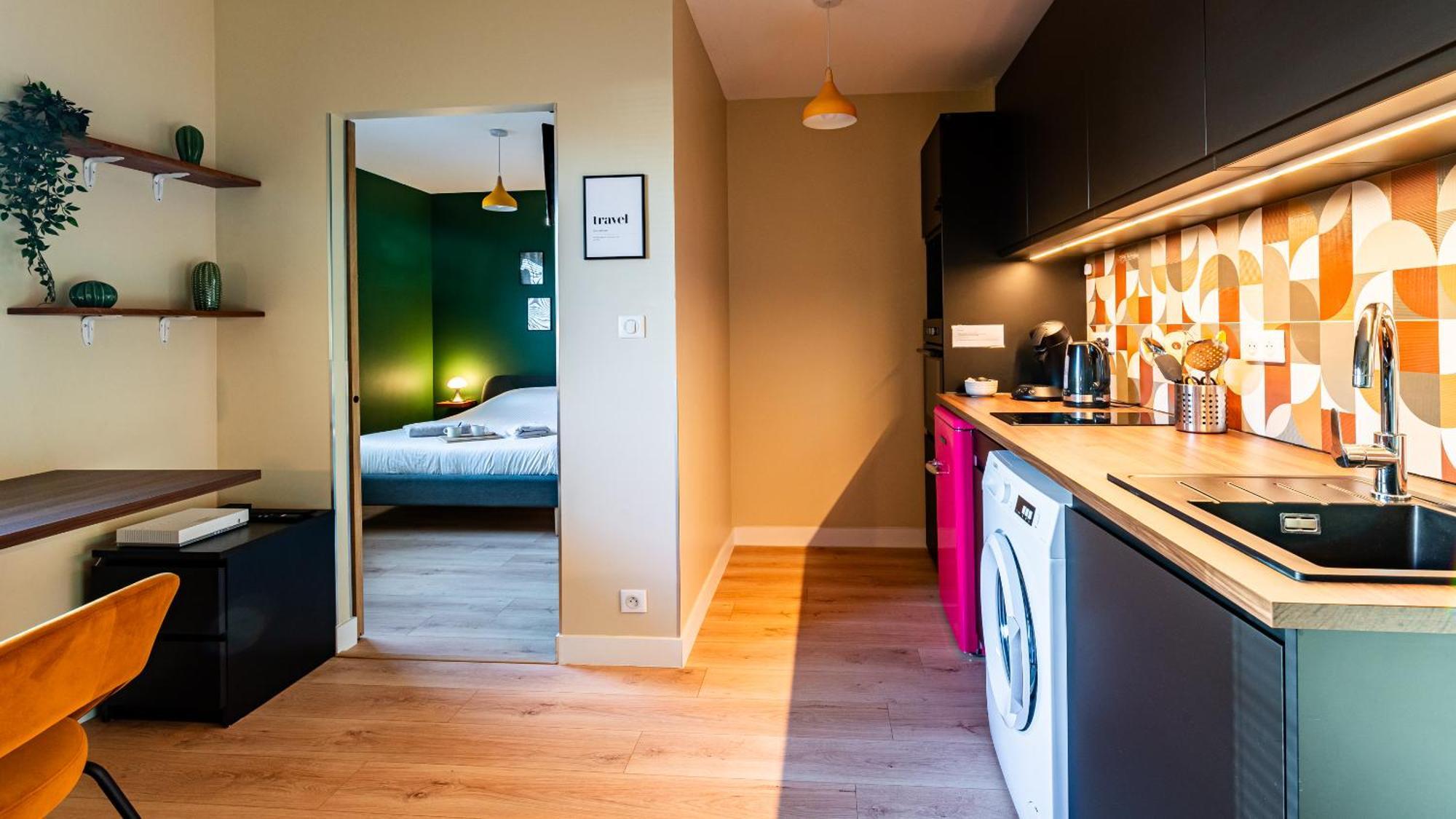 Le California 70 - Suite Detente - Free Parking Dijon Luaran gambar